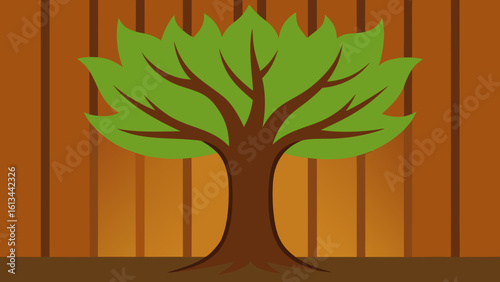 tree rustic wooden wall background