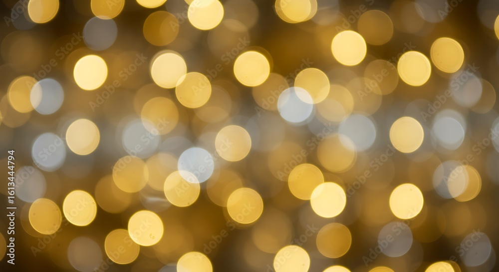 Fototapeta premium : Golden Bokeh Light Background