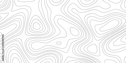 Topographic map background geographic line map with elevation assignments. Design illustration for wall art, fabric, packaging, web, banner, wallpaper.