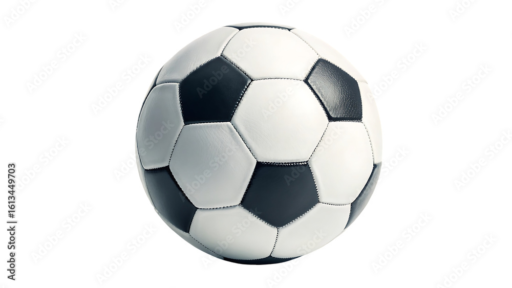 Fototapeta premium soccer ball isolated on white background