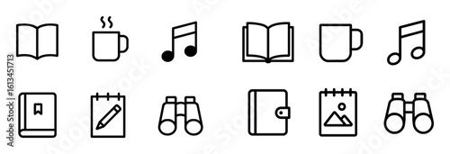 Minimalist Relaxation Icons