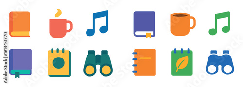 Colorful Relaxation Icons