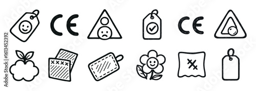 Plush Toy Safety Icons