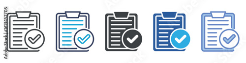 Result icon set multiple style collection