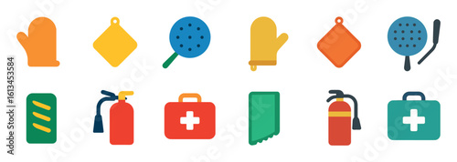 Kitchen Safety Icons