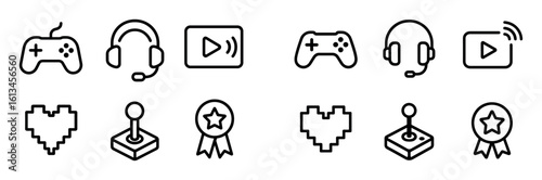 Minimalist Gaming Icons
