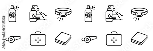 Minimalist Safety Icons