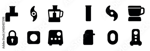 Food Processor Icons