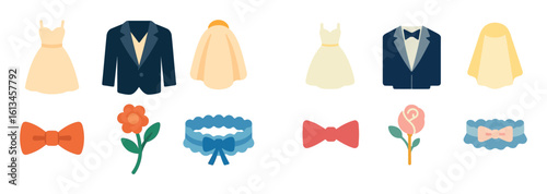 Wedding Attire Icons