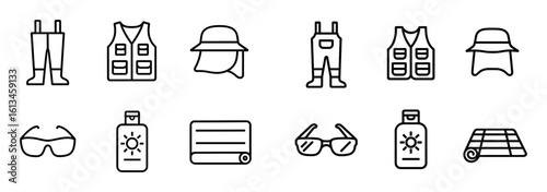 Fishing Gear Icons