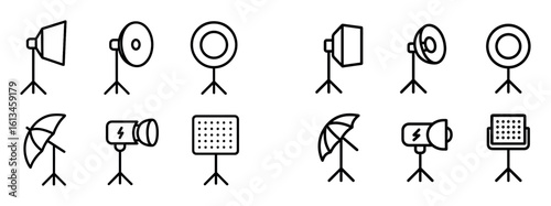 Photo Studio Icon Set