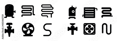 Air Conditioning Icon Set