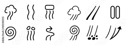 Drifting Line Icons
