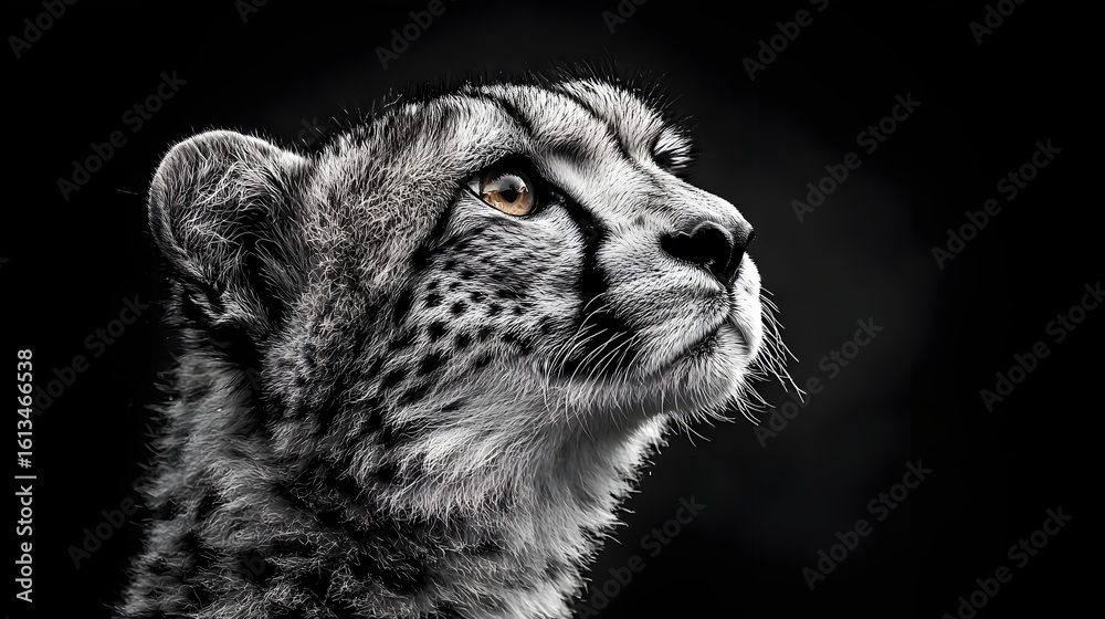 Obraz premium Powerful and Elegant Cheetah Portrait