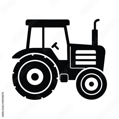 flat-vector-icon-of-a-classic-farm-tractor-with-la.eps
