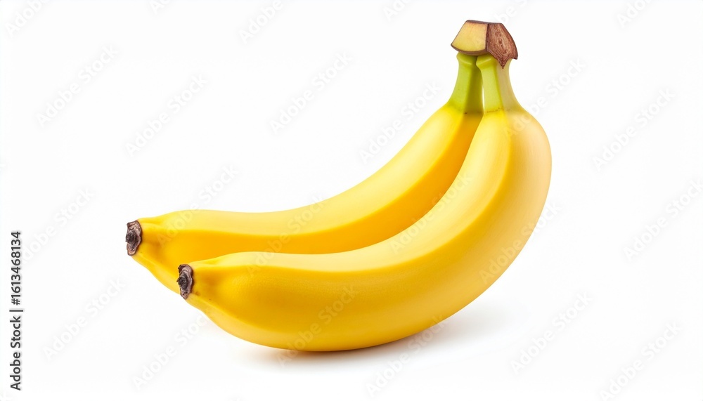 Perfectly Ripe Yellow Banana with Smooth Peel and Bright Color, Isolated on White Background — Clean, Vibrant, and Ideal for Tropical, Diet, Healthy Snack, and Natural Lifestyle Imagery Perfectly Ripe Yellow Banana with Smooth Peel and Bright Color, Isolated on White Background — Clean, Vibrant, and Ideal for Tropical, Diet, Healthy Snack, and Natural Lifestyle Imagery