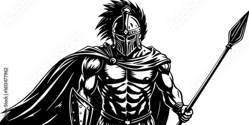spartan vector illustration 