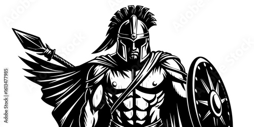 spartan vector illustration 