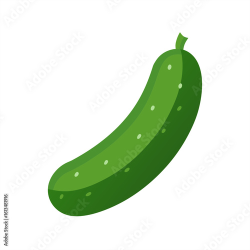 cucumber on white background