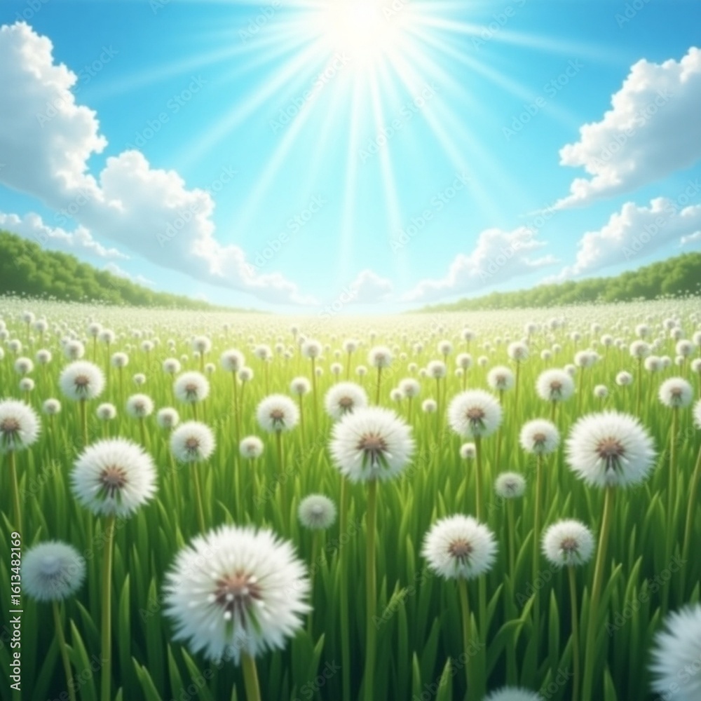 Fototapeta premium grass and sky