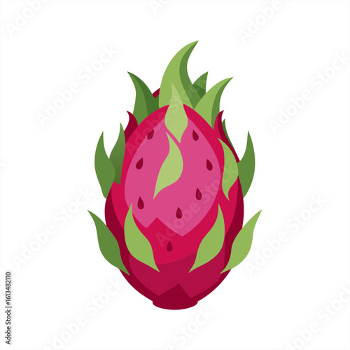 dragonfruit on transparent background