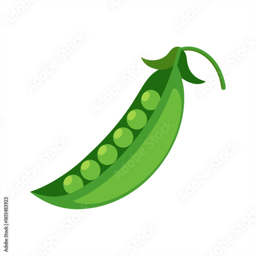 peas on transparent background