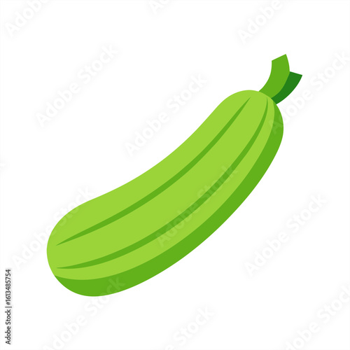 zucchini on transparent background