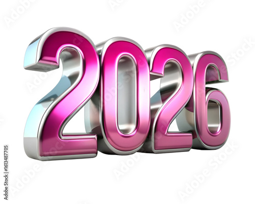 Three dimensional representation of the numbers 2026