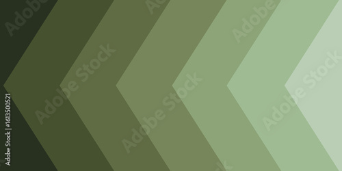 Green chevron abstract gradient background design