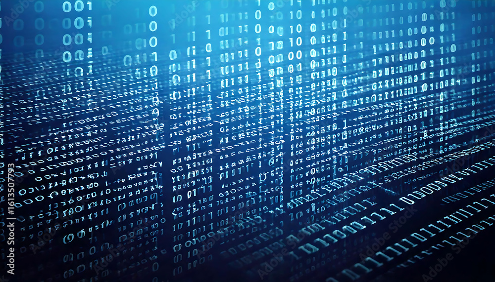 Abstract digital data stream background. Perfect for tech, AI, and cybersecurity concepts. Cool blue tones create a modern, futuristic feel. Abstract digital data stream background. Perfect for tech, AI, and cybersecurity concepts. Cool blue tones create a modern, futuristic feel.
