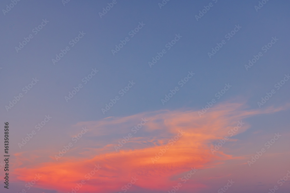 Fototapeta premium 夏の夕空