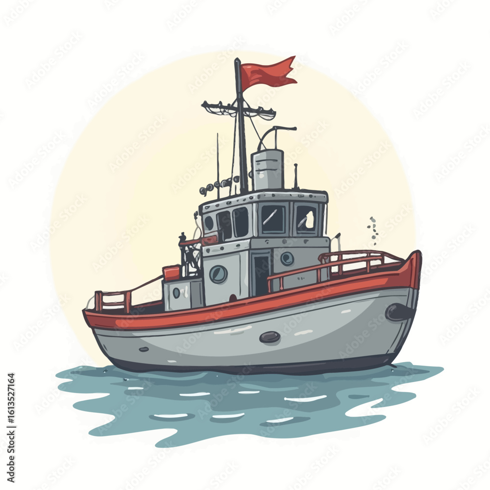 Obraz premium Battle Ship Very Cool Design