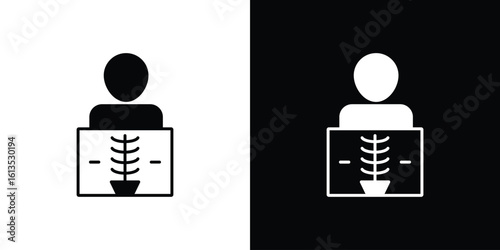 X ray icon or logo isolated sign symbol vector illustration Collection
