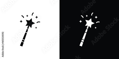 Wand icon or logo isolated sign symbol vector illustration Collection