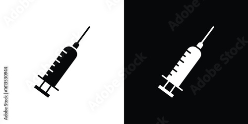 Vaccination icon or logo isolated sign symbol vector illustration Collection