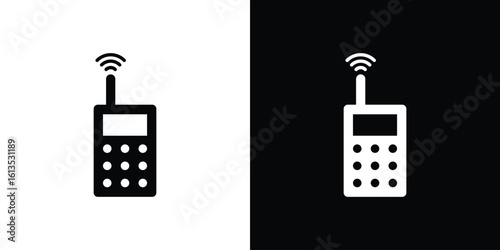 Transmitter icon or logo isolated sign symbol vector illustration Collection