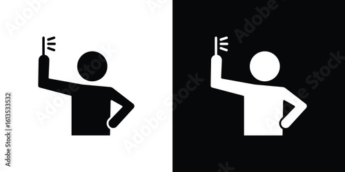 Selfie icon or logo isolated sign symbol vector illustration Collection