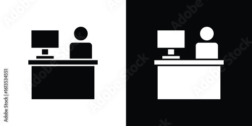 Reception icon or logo isolated sign symbol vector illustration Collection