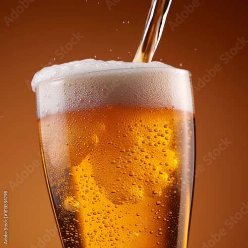 Wallpaper Mural glass of beer being served, close-up Torontodigital.ca