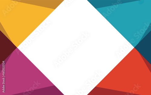 Free Download Colorful geometric shapes create an abstract background - GFXLoad