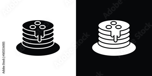 Pancake icon or logo isolated sign symbol vector illustration Collection