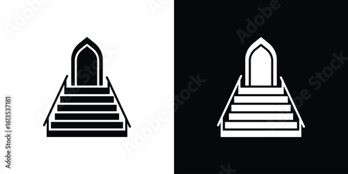 Minbar icon or logo isolated sign symbol vector illustration Collection
