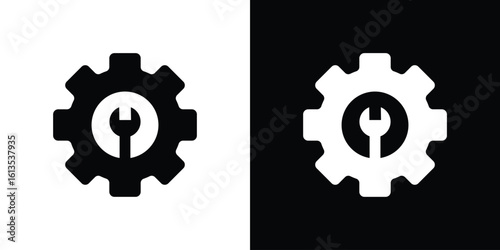 Maintainance icon or logo isolated sign symbol vector illustration Collection