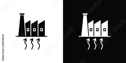 Geothermal Energy icon or logo isolated sign symbol vector illustration Collection