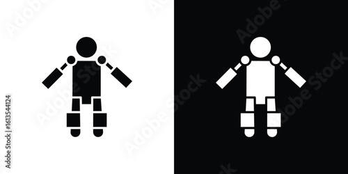 Exoskeleton icon or logo isolated sign symbol vector illustration Collection