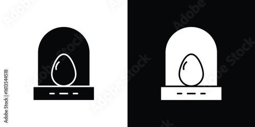 Egg incubator icon or logo isolated sign symbol vector illustration Collection