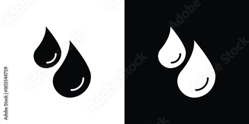Drop icon or logo isolated sign symbol vector illustration Collection