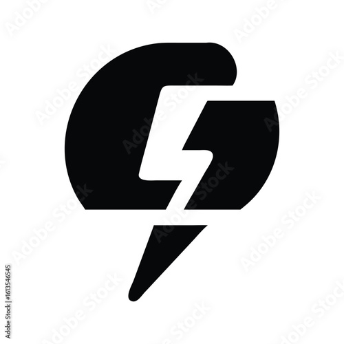 Bold Electric Symbol Logo Design for Energy Brand Identity