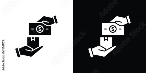 Cash on delivery icon or logo isolated sign symbol vector illustration Collection