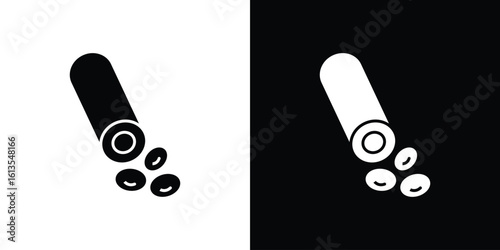 Blood vessel icon or logo isolated sign symbol vector illustration Collection